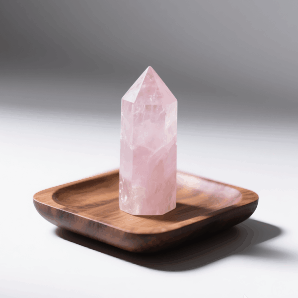 粉晶水晶柱（6-7cm） - Image 2