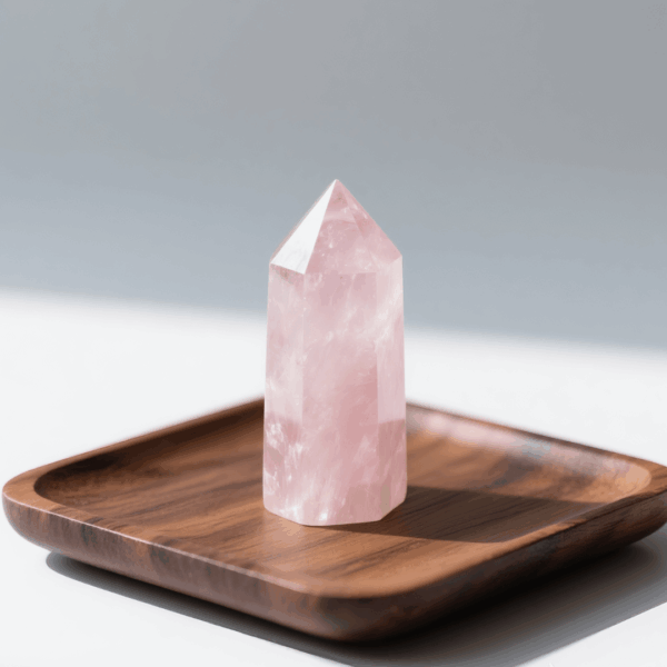 粉晶水晶柱（6-7cm）