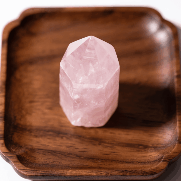 粉晶水晶柱（6-7cm） - Image 3