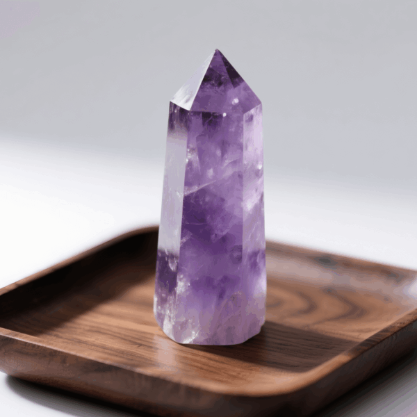 紫水晶水晶柱（6-7cm） - Image 2