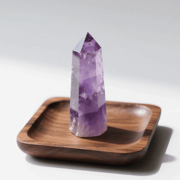 紫水晶水晶柱（6-7cm） - Image 3