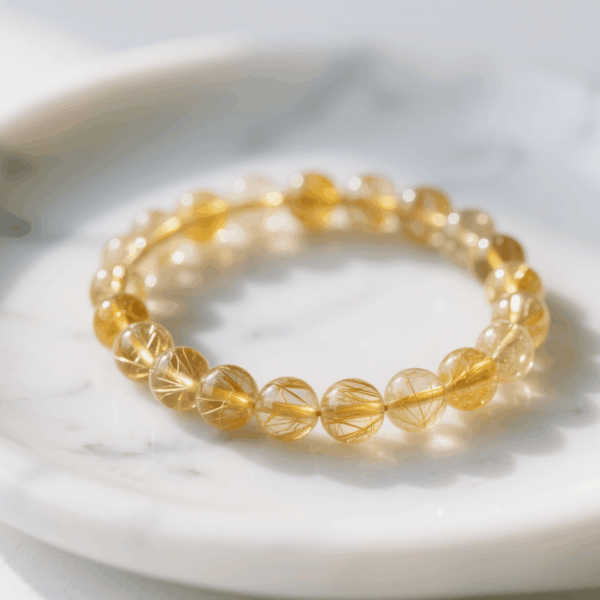 金髮晶手串 8mm