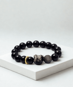 黑曜石手串 12mm