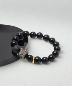 Alternative view of 黑曜石手串 12mm